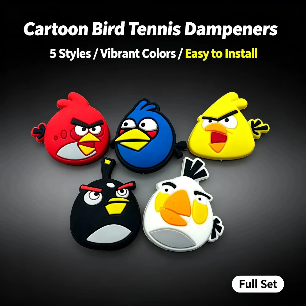 Racket Vibration Dampener - 5 قطع من ممتصات الاهتزاز للاعبي