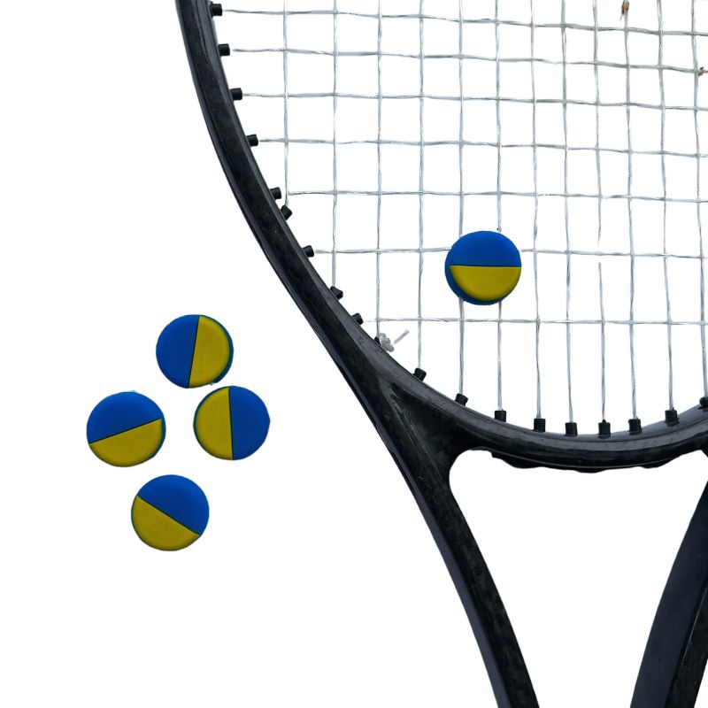 Racket Vibration Dampener - 4 قطعة/الوحدة أوكرانيا العلم التنس الاهتزاز