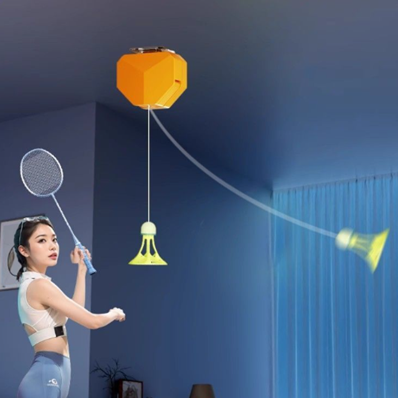 جهاز تدريب الريشة الطائرة قابل - مراجعة Badminton Single وسعره