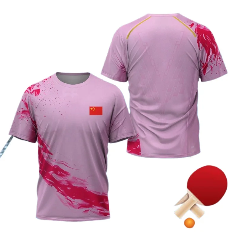 قميص رياضي للرجال بتصميم تنس ا - مراجعة Badminton China وسعره