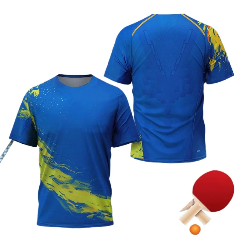 قميص رياضي للرجال بتصميم تنس ا - مراجعة Badminton China وسعره