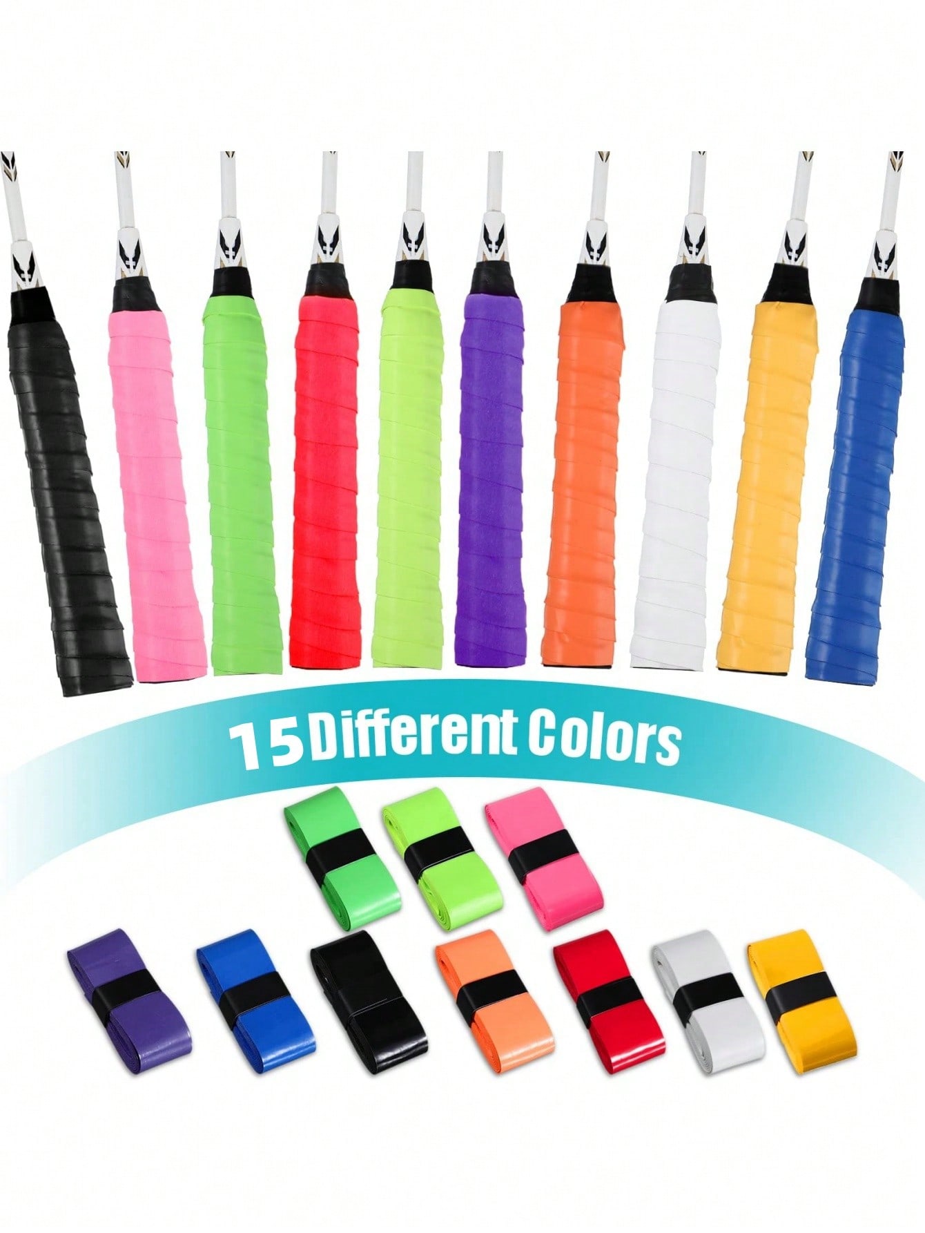 شريط لاصق مرن لامتصاص العرق وم - مراجعة Badminton Rs وسعره